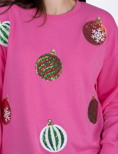 Christmas Queen Sequin Sweatshirt