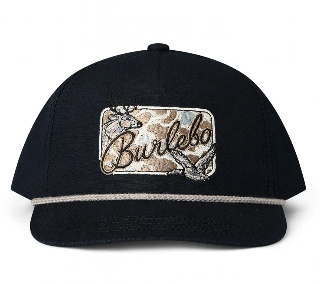 Cap - Camo Patch - Black