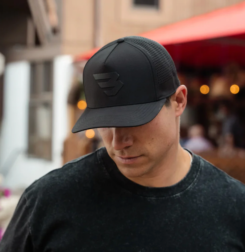 Performance Cap - Flying B Logo - Black