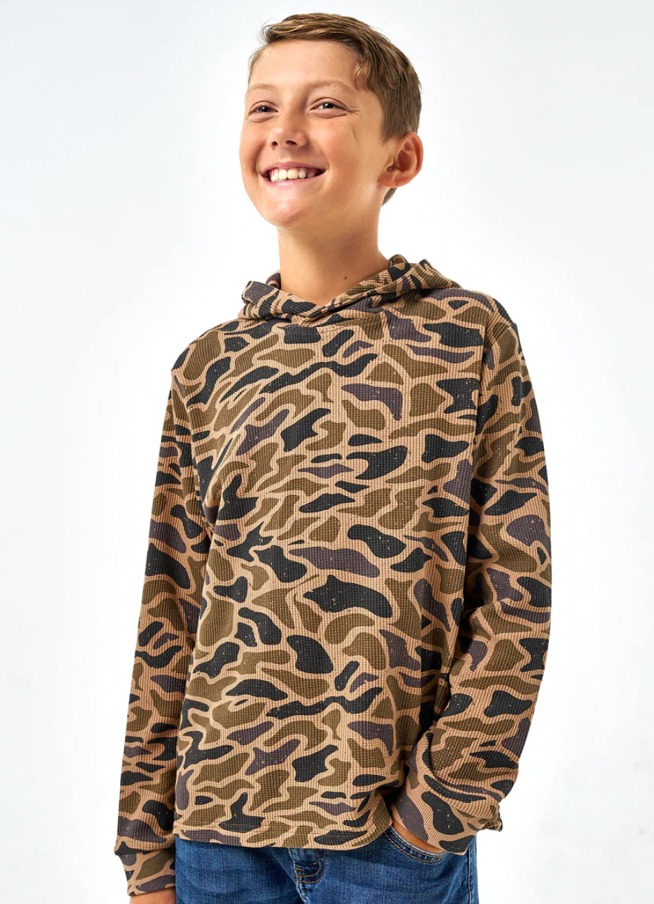 Youth - Thermal Hoodie - Gauge Camo