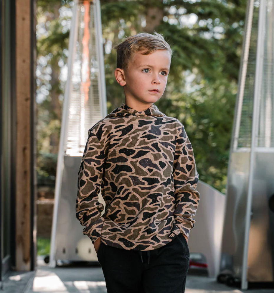Youth - Thermal Hoodie - Gauge Camo