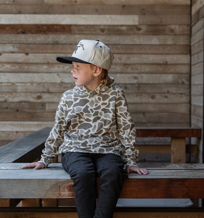 Youth - Thermal Hoodie - Classic Deer Camo