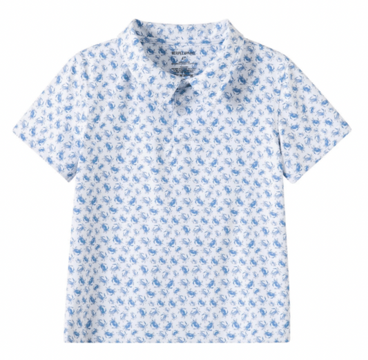 Crabby Blues Polo
