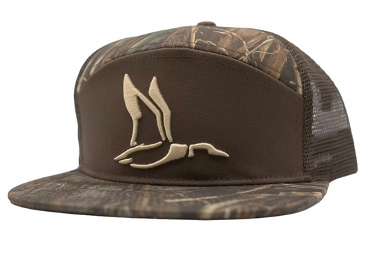 Roost 7 Panel 3D Puff Sawblade Hat