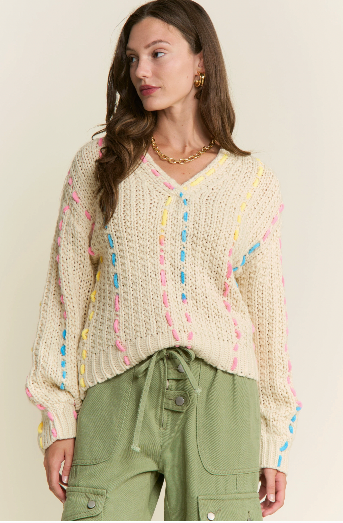 CHUNKY YARN SWEATER