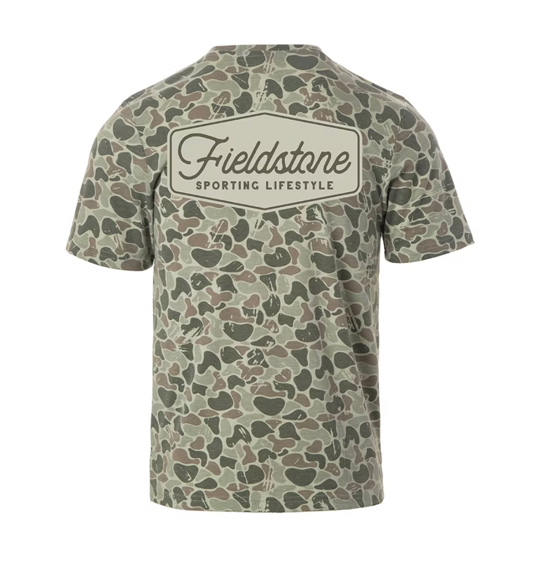 Marsh Camo Logo Tee