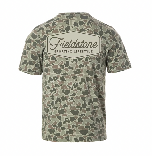 Marsh Camo Logo Tee