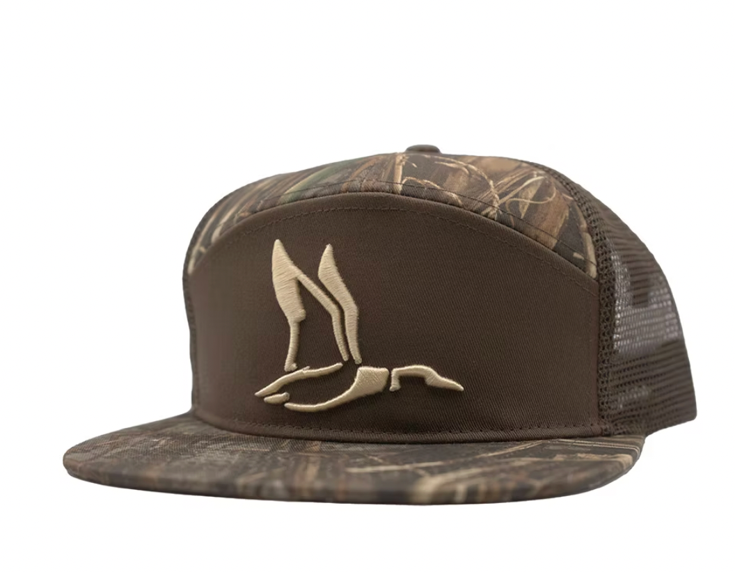 Roost 7 Panel 3D Puff Sawblade Hat