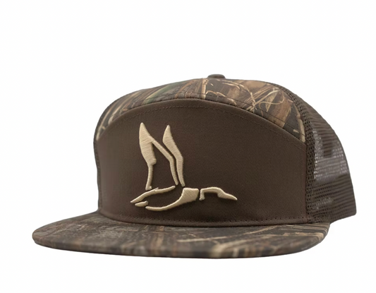 Roost 7 Panel 3D Puff Sawblade Hat