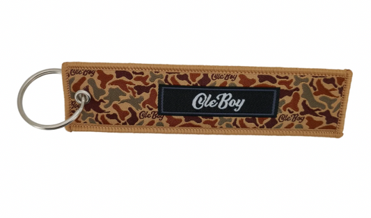 OLE BOY Classic Logo Keychain-Duck Camo