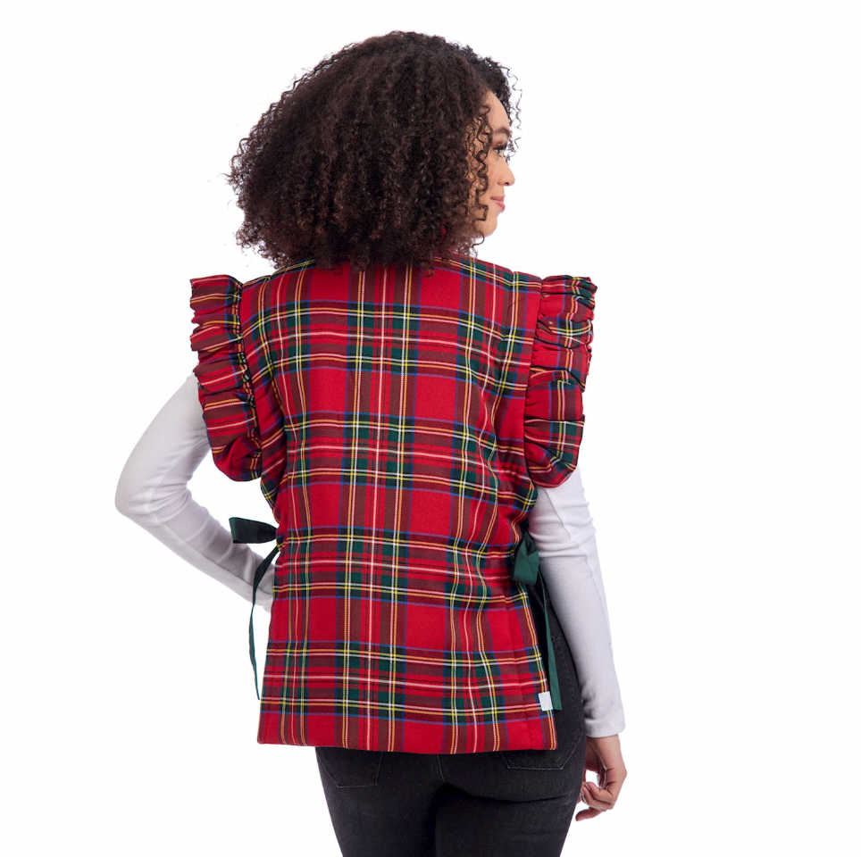 Red Reversible Jefferies Quilted Vest
