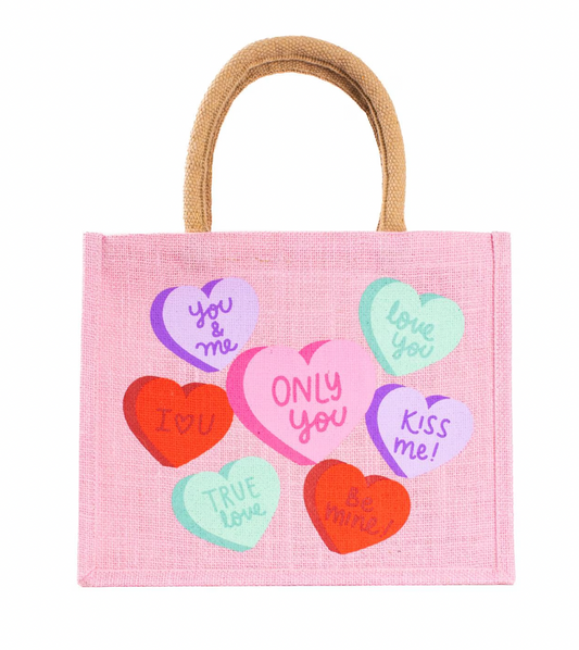 Candy Heart Gift Tote