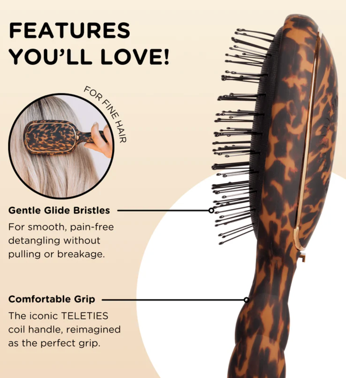 Detangler Brush For Fine Hair