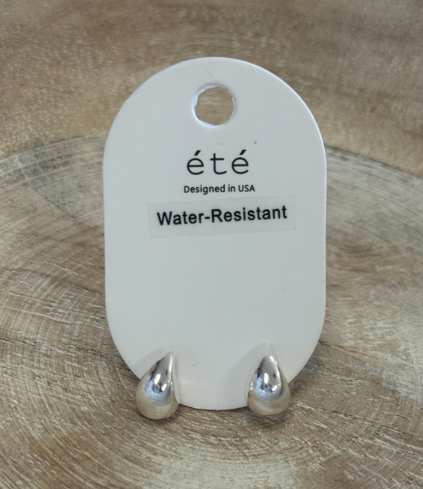 Silver Teardrop Earrings