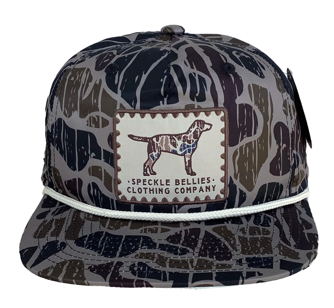 Camo Dog Stamp Patch-Beaver