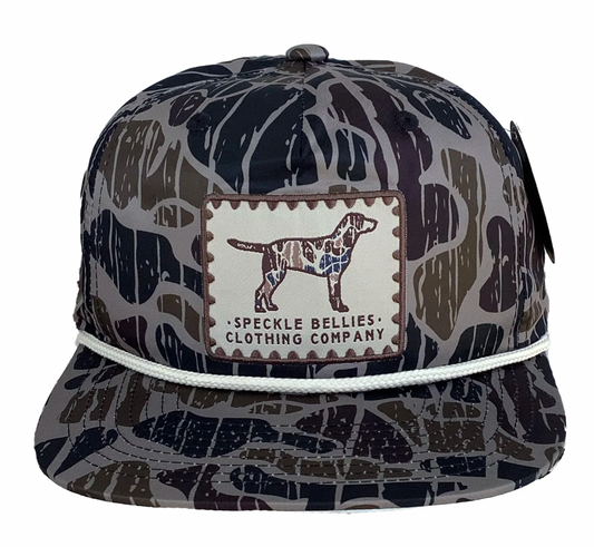Camo Dog Stamp Patch-Beaver