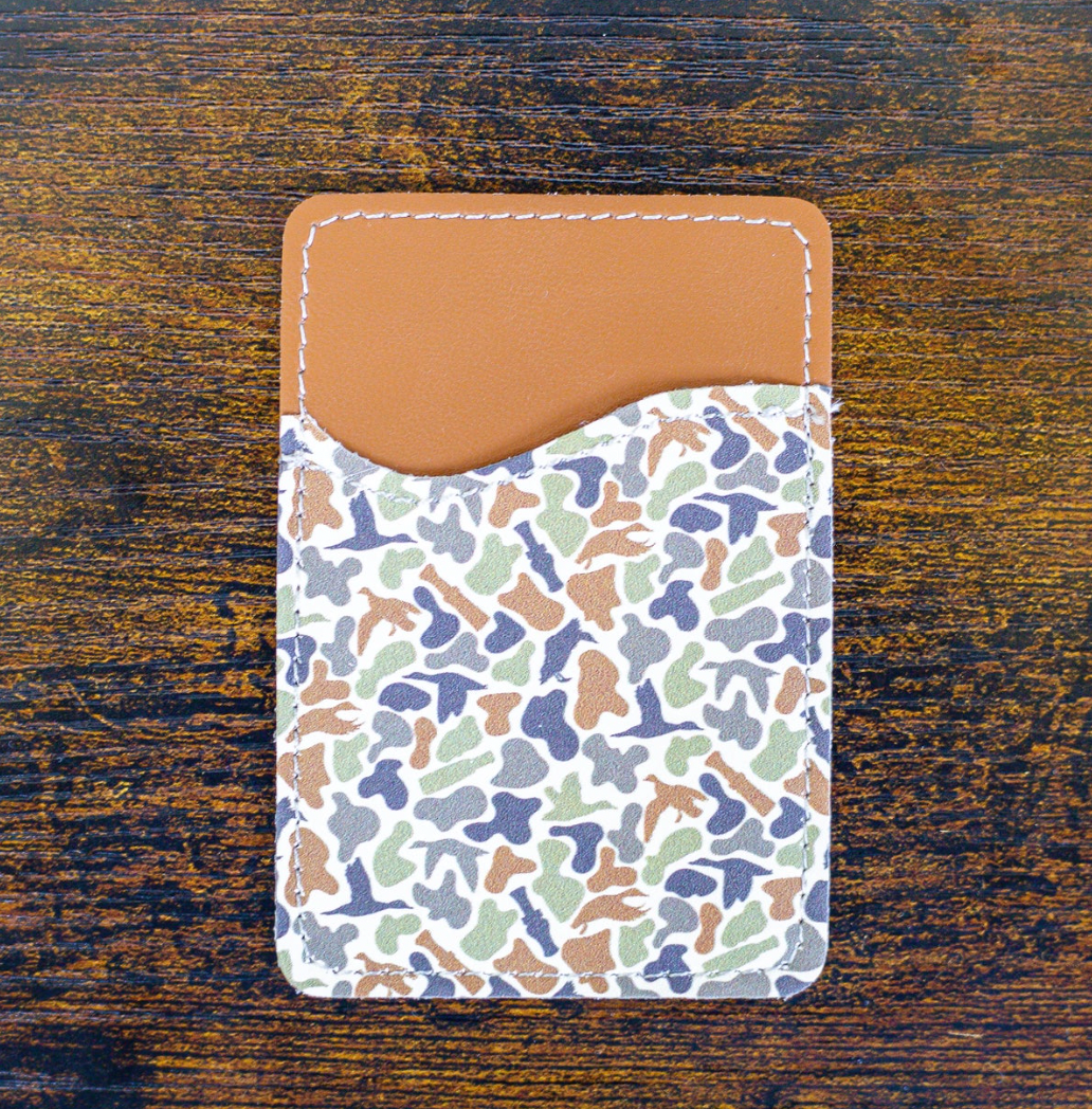 Duck camo - phone wallet