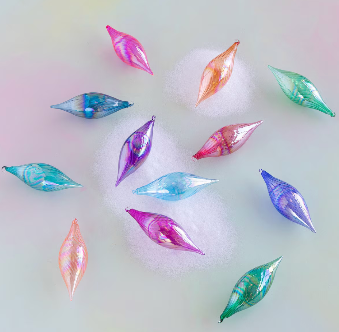Glitterville Ombre Finial Ornament