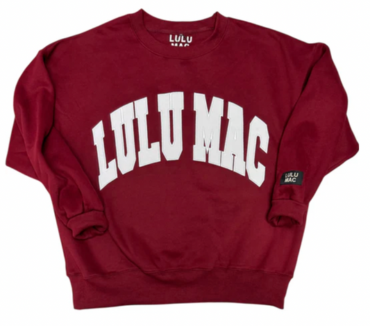 Maroon/White Sweatshirt