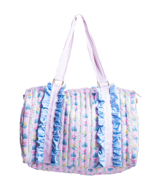 Bloomsbury Haven Weekender Bag - Premium Travel Duffle 21x10x12