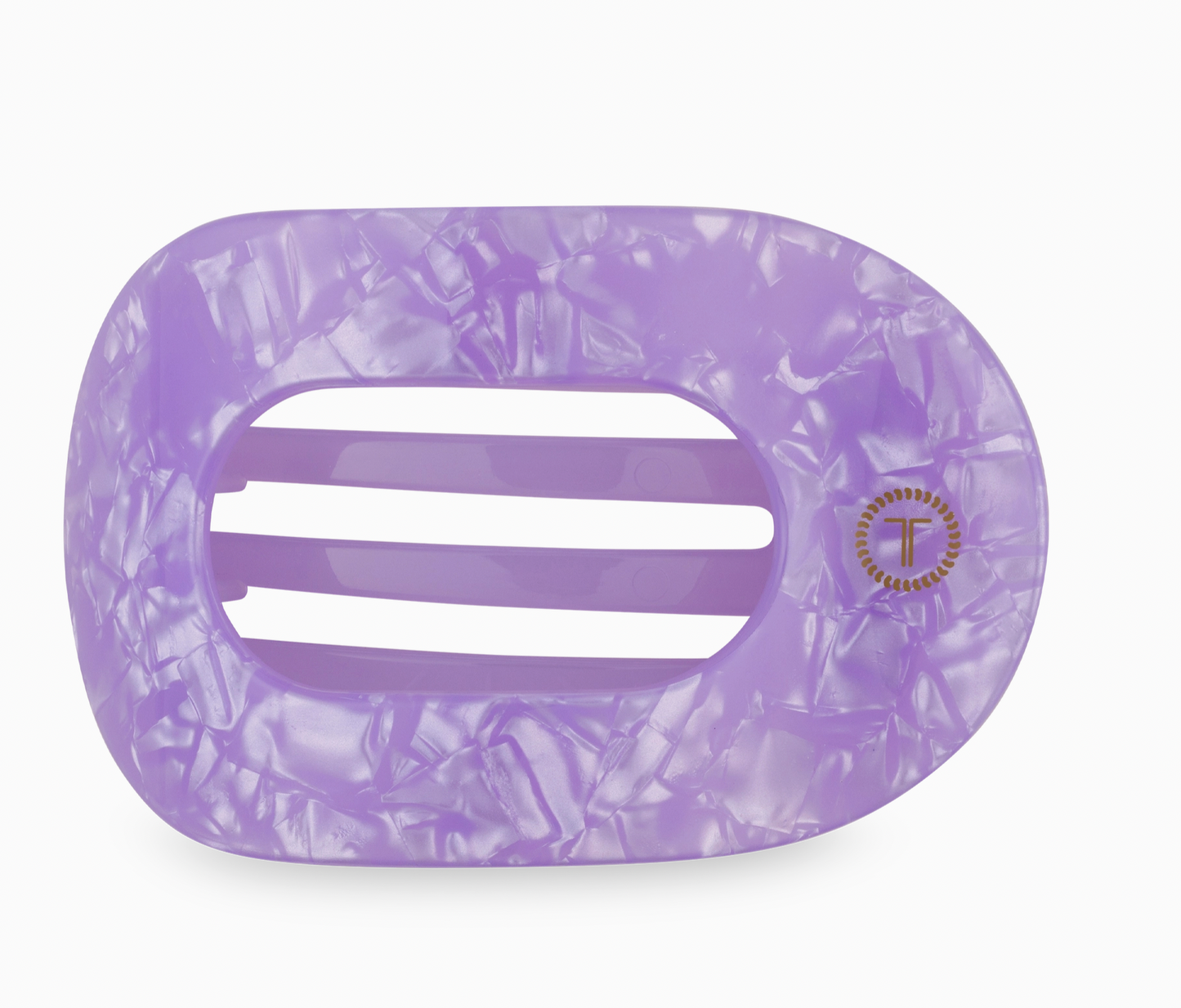 Flat Round Hair Clip Large