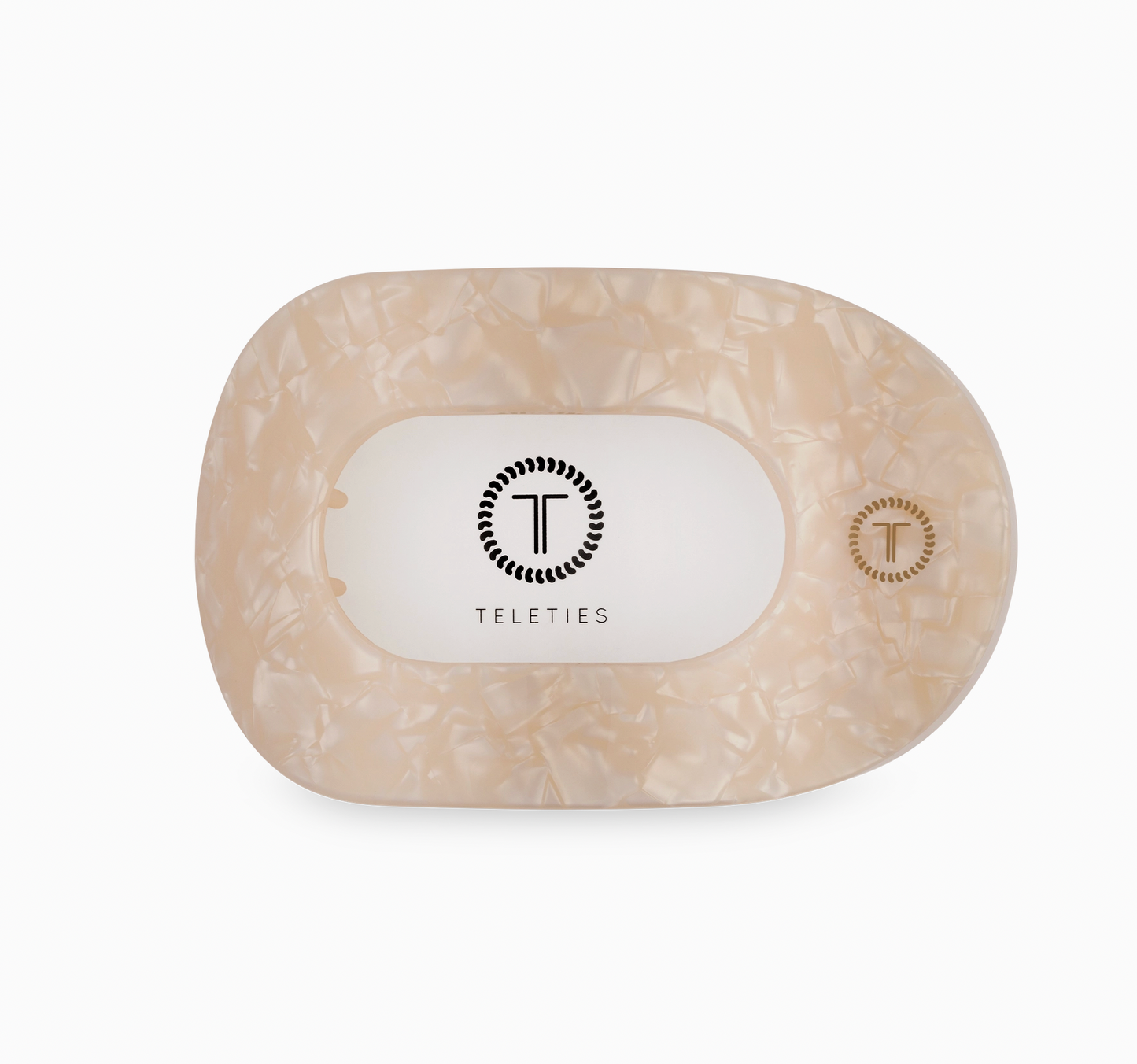 Flat Round Hair Clip Medium