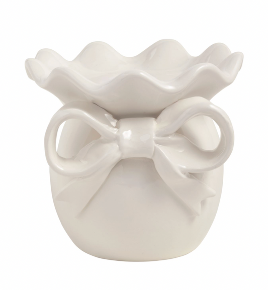 Bow Pillar Ceramic Holder