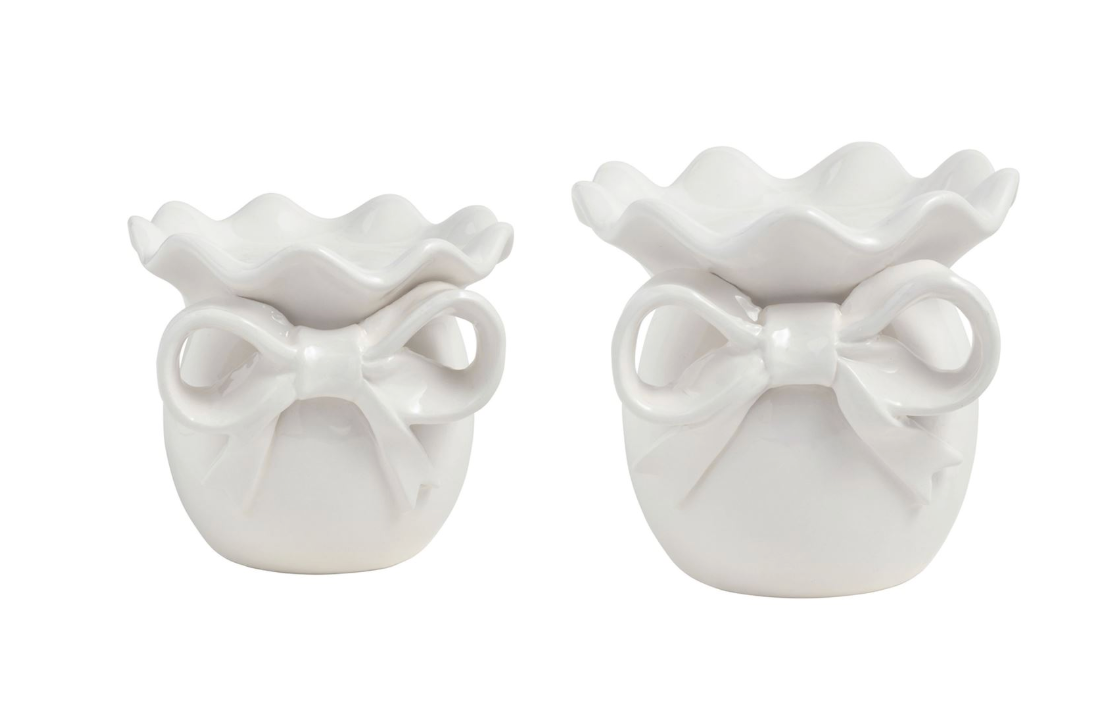 Bow Pillar Ceramic Holder
