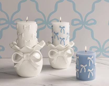 Bow Pillar Ceramic Holder