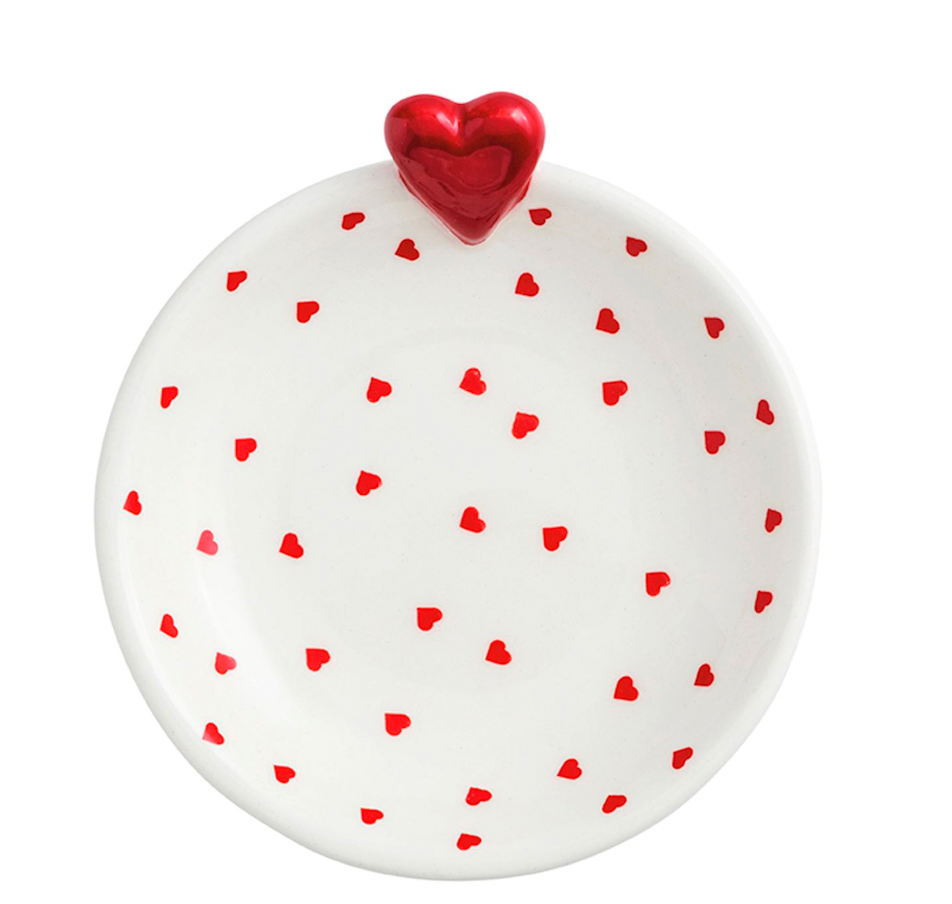 Red Heart Tidbit Dish