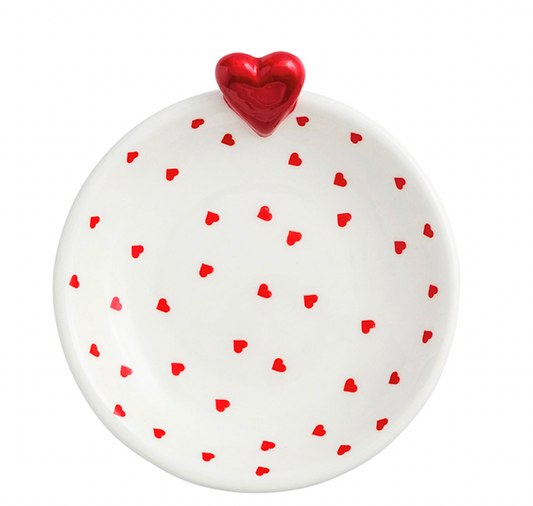 Red Heart Tidbit Dish