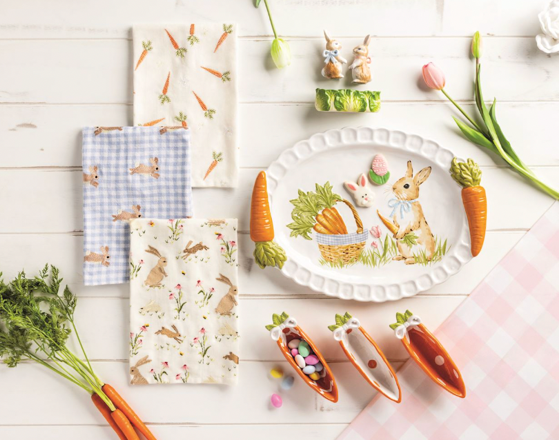 Easter Carrot Handle Platter