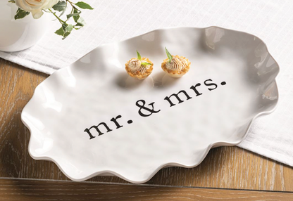 Mr. & Mrs. Melamine Platter