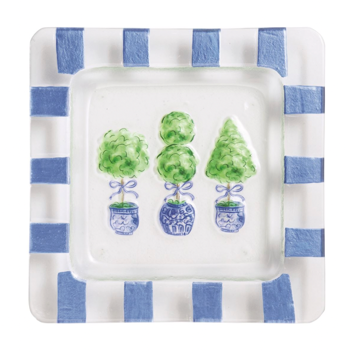 Topiary Slump Glass Plate