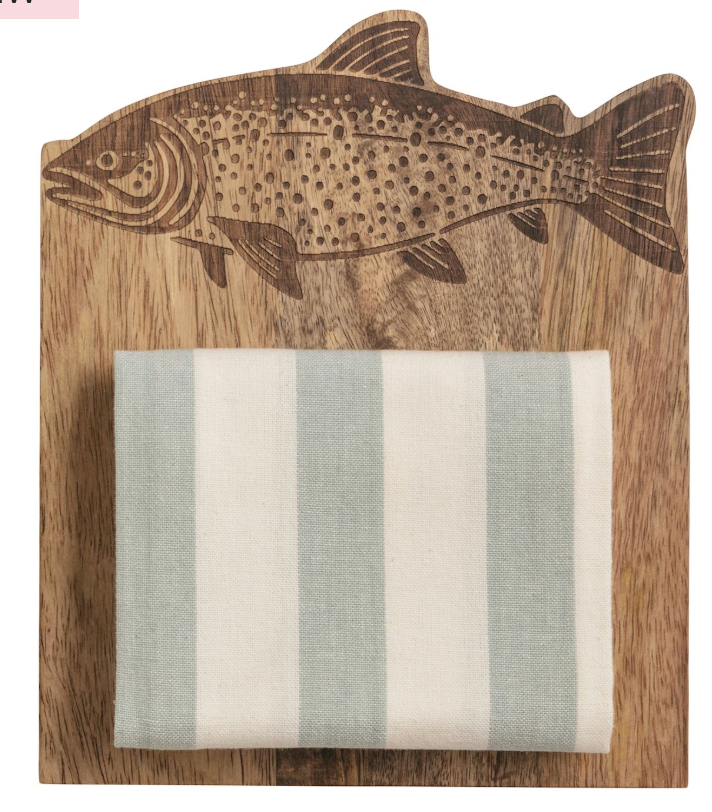 Trout Engraved Wood Board