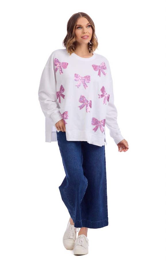 Bow Sparkle Sweatshirt