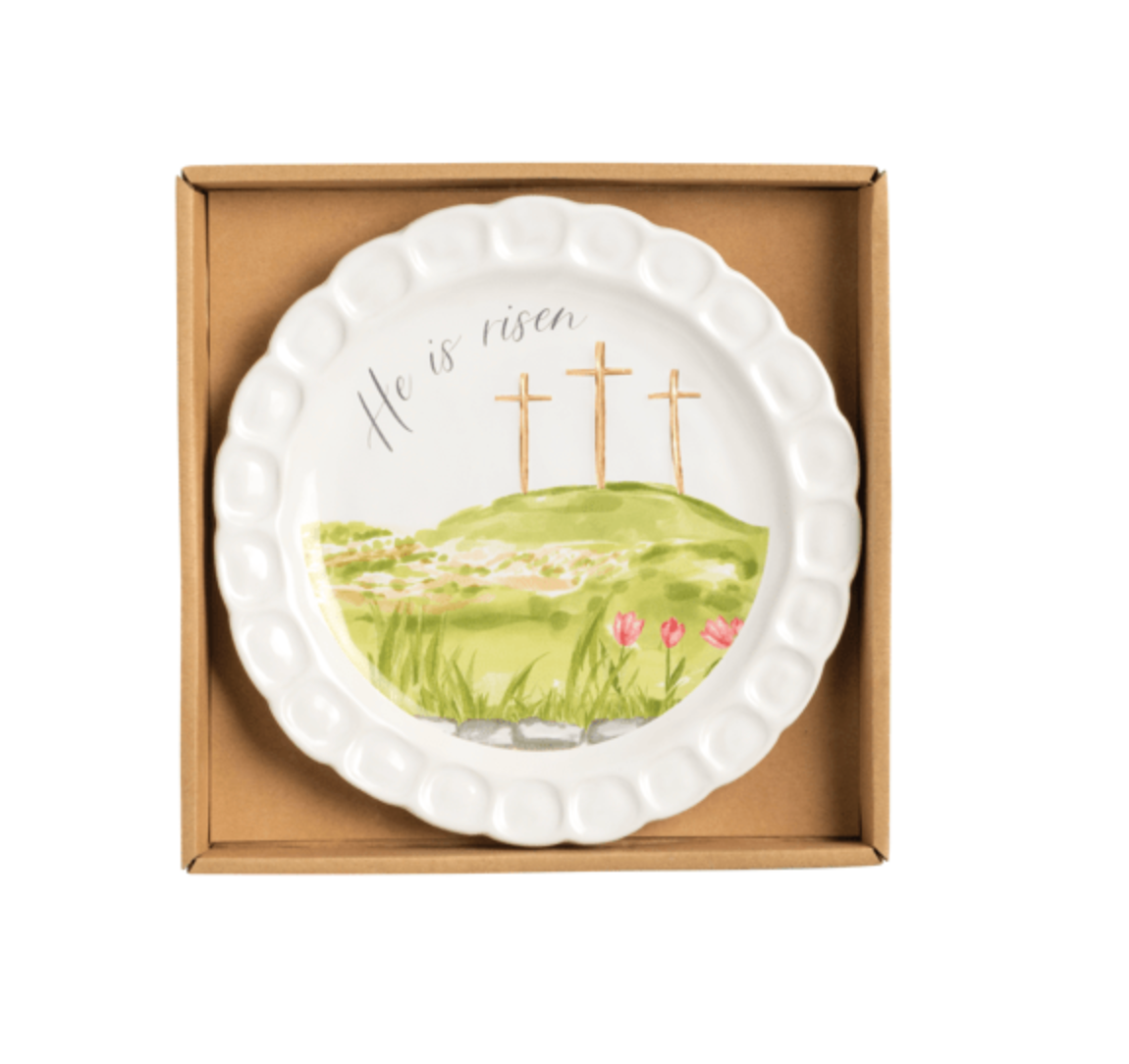 Boxed Easter Cross Plate
