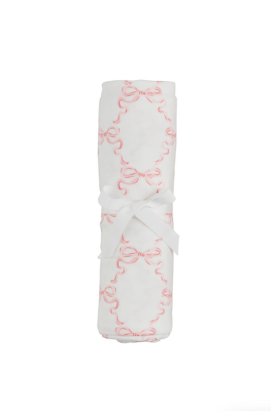 Bow Print Stretchy Swaddle