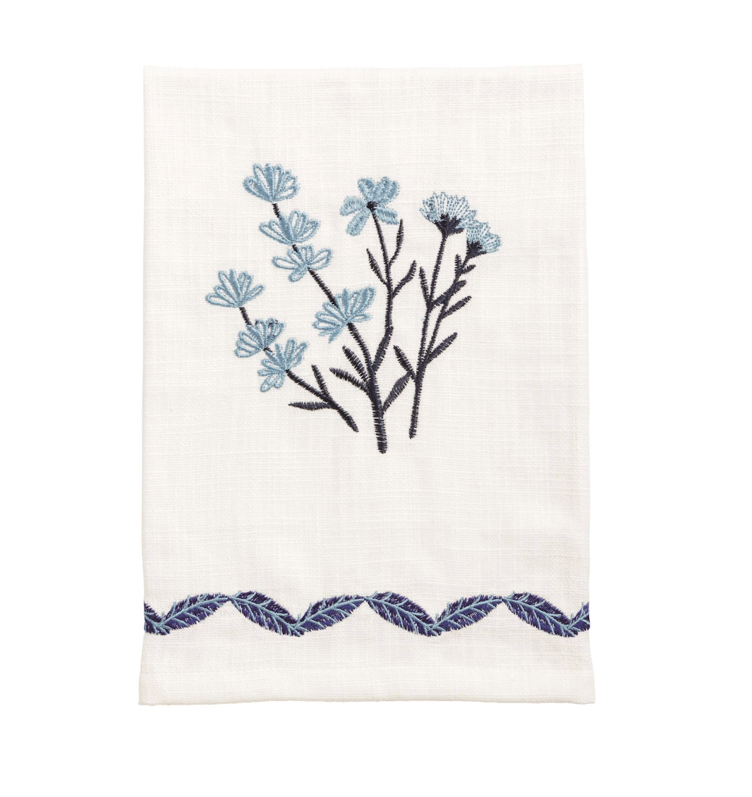 Blue Flower Bundle Towel