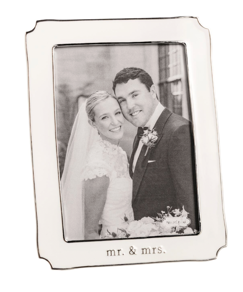 Small Mr. & Mrs. Enamel Frame