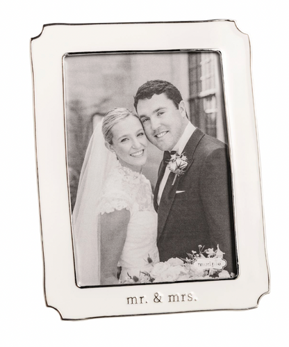 Small Mr. & Mrs. Enamel Frame
