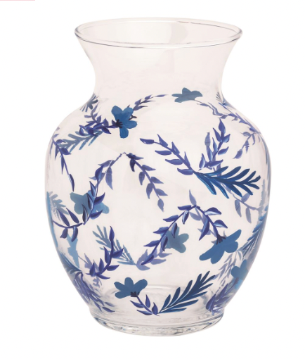 Blue Vine Stem Vase