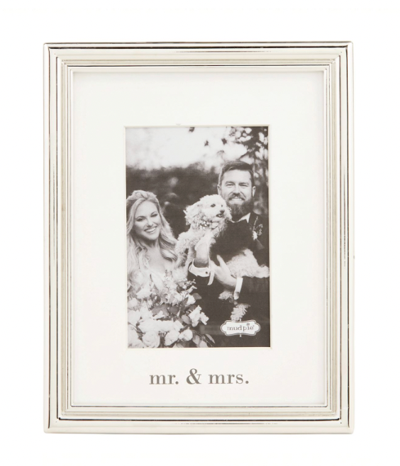 4x6 Mr. & Mrs. Metal Frame