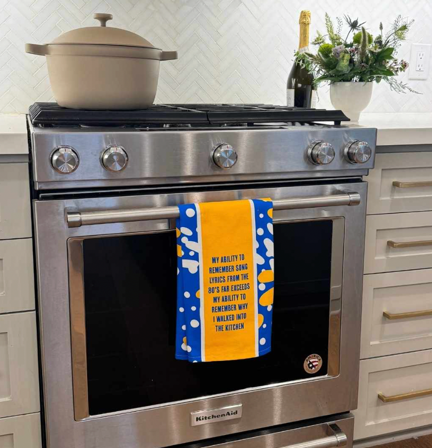 Song Lyrics Dish Towel