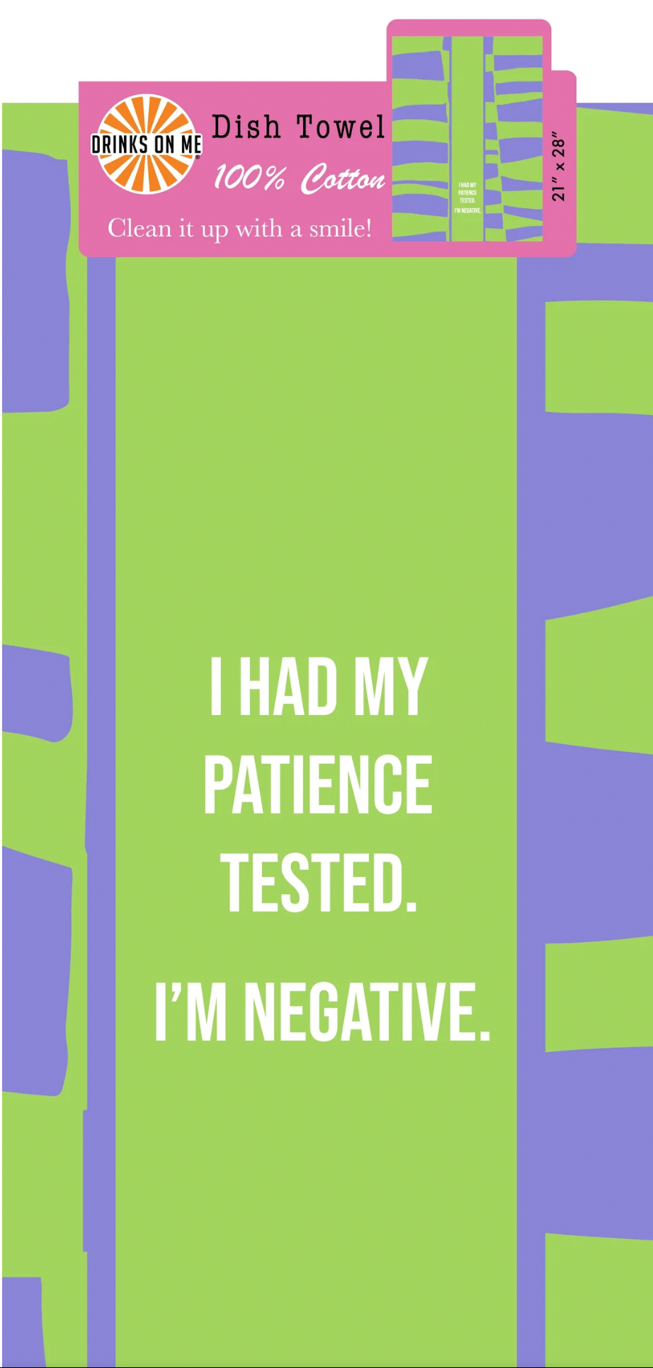 Negative Dish Towel