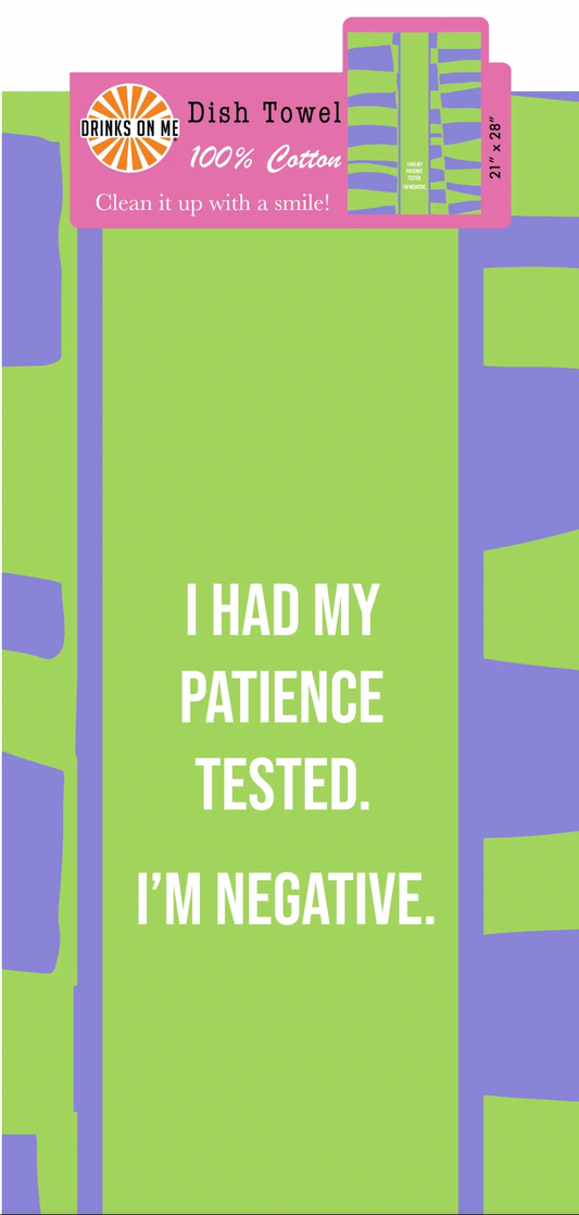 Negative Dish Towel