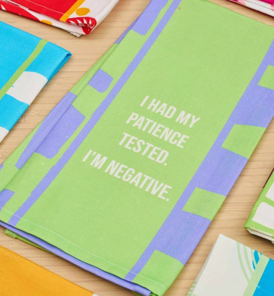 Negative Dish Towel