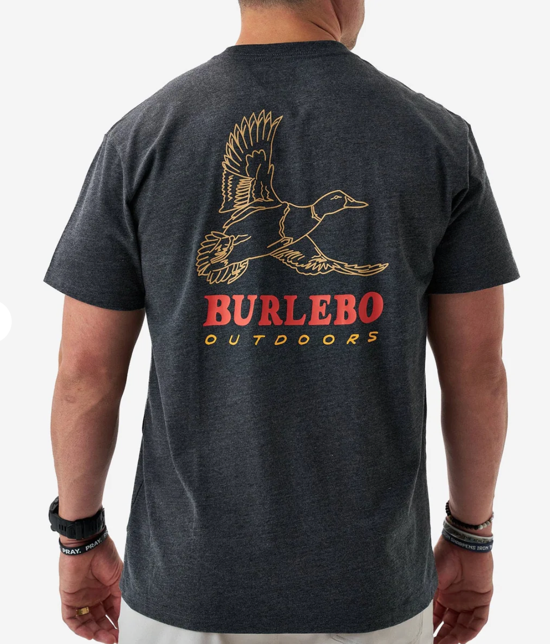 Short Sleeve Tee - Duck Wild - Heather Black