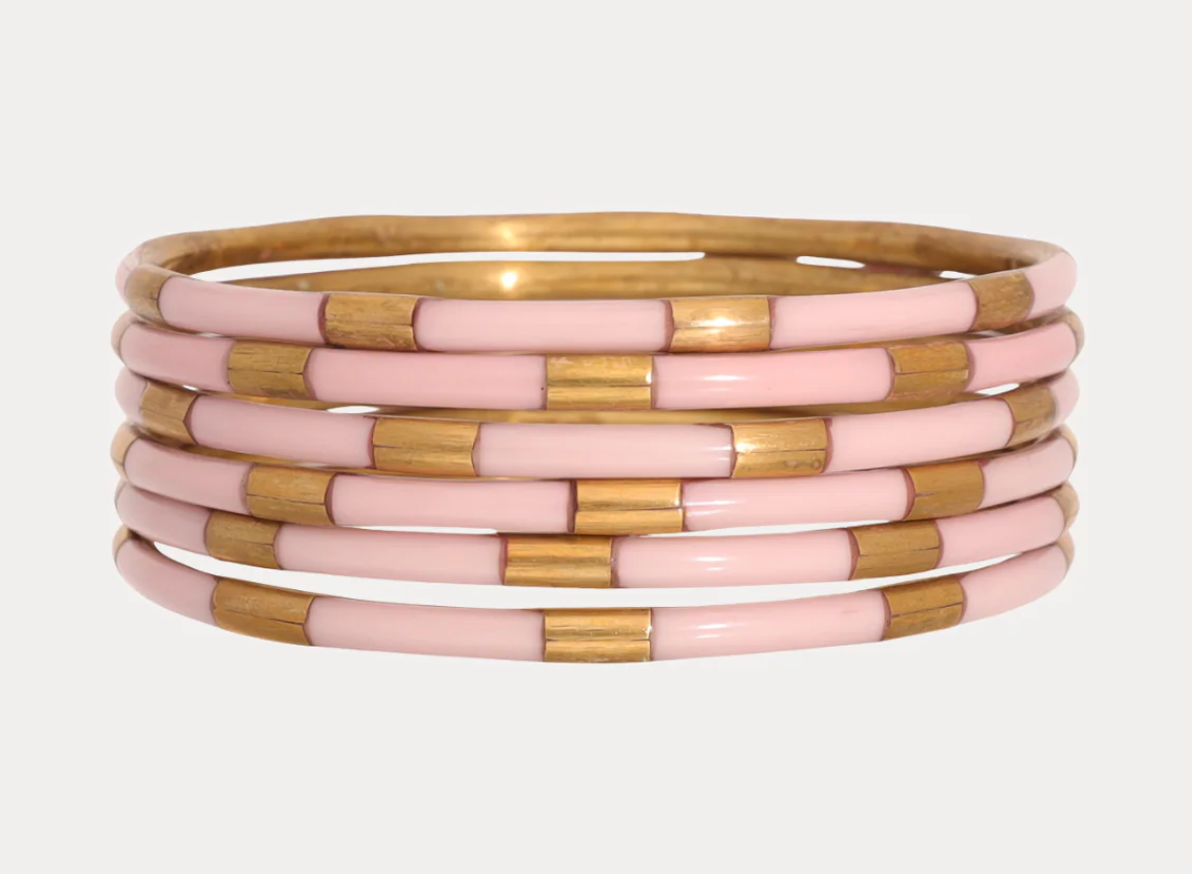 Ice Rose Veda Bangles Set of 6