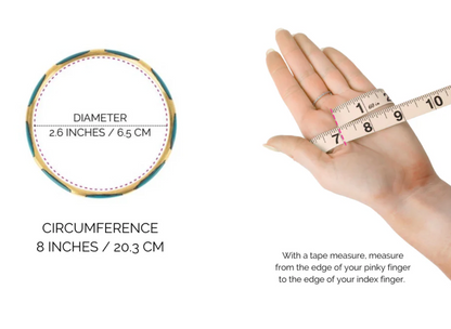 Ice Rose Veda Bangles Set of 6
